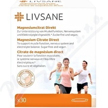 Livsane Magnesium Citrát Direct vrecúška s obsahom granulátu 30 ks