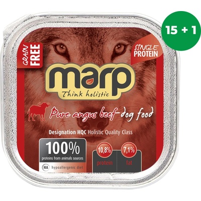 Marp Holistic Adult Dog Pure Angus Beef 16 x 100 g