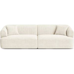 Cosmopolitan Design Бежов диван от рипсено кадифе 255 cm Campi - Cosmopolitan Design (COS_4S_266_F1_CAMPI2)