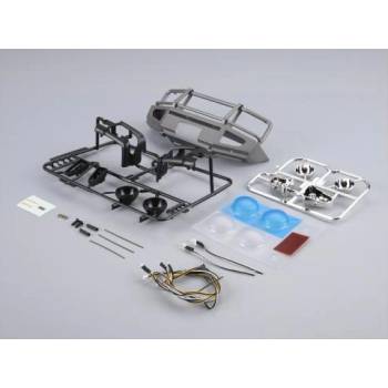 Killerbody броня сребриста с LED осветление (Traxxas TRX-4)