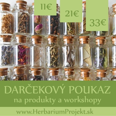 Herbarium Projekt Darčekový poukaz - 44€