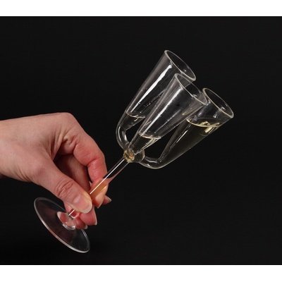 DT GLASS Trojsklenka na nožce 0,04 l – Zboží Mobilmania