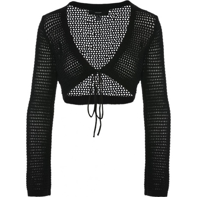 Vero Moda DÁMSKÝ KARDIGAN KRÁTKÝ HAČKOVANÝ