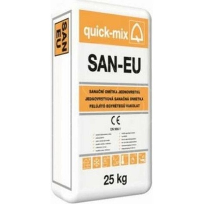 Omítka sanační jednovrstvá Quick-mix SAN-EU – 25 kg