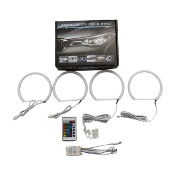Rgb Диодни Ангелски Очи с матирано покритие за bmw e36 / e38 / e39 - с дистанционно сменяне на цветовете