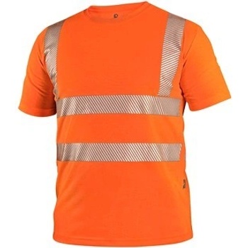 Canis Tričko CXS RIPON výstražné pánské oranžovo černé