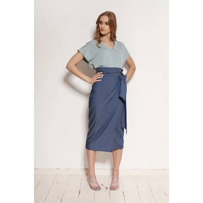 Lanti Woman's Skirt Sp129 modrá