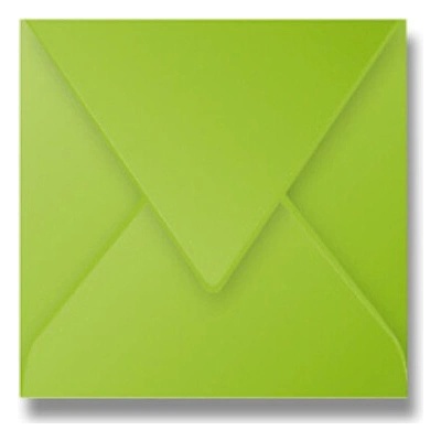 CLAIREFONTAINE Obálka CF - 165x165 mm, zelená 120g (20ks)