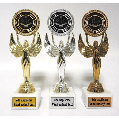 VIZINGR Šachové trofeje F32-830-LAC035 F32-830-LAC035 stříbro