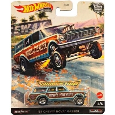 Mattel Hot Wheels Premium 64 Chevy Nova Gasser