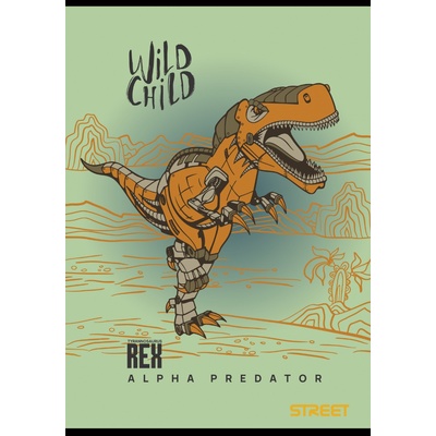 Eurocom Тетрадка Street, А4, квадратчета, 54л, ВАР (30030-А-DINOSAURS)