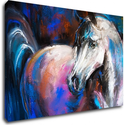 Impresi Obraz Barevný kůň - 90 x 60 cm