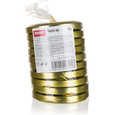 BANQUET víčko TWIST 66 ZLA (10ks) MAT327182