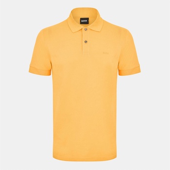 Boss Блуза с яка Boss Mens BOSS Firenze Short-Sleeve Polo Shirt with Logo Detail - Medium Orange