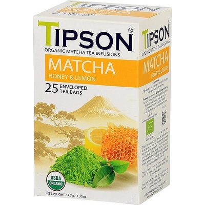 TIPSON Bio Matcha Honey Lemon 25 x 1,5 g