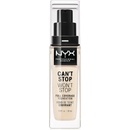 NYX Professional make-up Can't Stop Won't Stop vysoce krycí make-up 01 Pale 30 ml