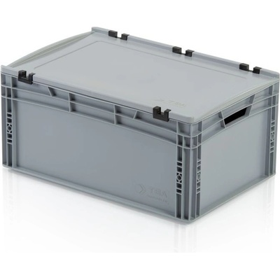 TBA Plastové obaly s.r.o. Plastová Euro přepravka 600 x 400 x 270 mm s víkem – Zboží Mobilmania