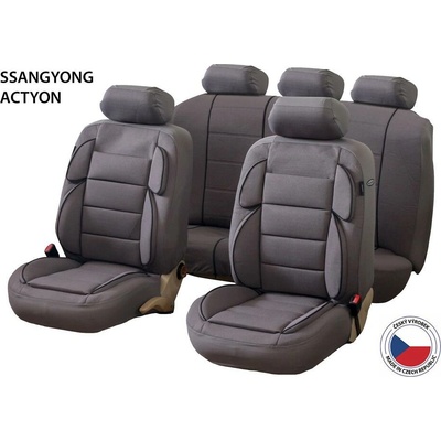 Autopoťah CAPPA Perfetto YL SSangYong Actyon, sivé