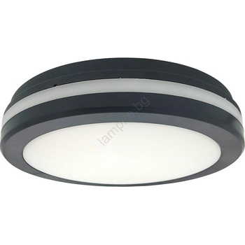 Baterie Centrum Led таванно осветително тяло с датчик за движение led/20w/230v 3000/4000/6500k ip54 антрацит (bc0749)