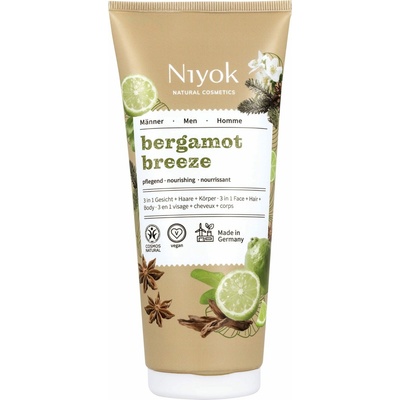 Niyok 3-in-1 Men's Shower Gel Bergamot Breeze 200 ml