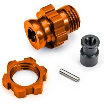 Traxxas главина на колелото къса 17mm с канали оранжева