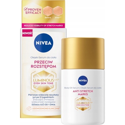 NIVEA LUMINOUS 630 Olej telové sérum na strie a pigmentové škvrny 100 ml