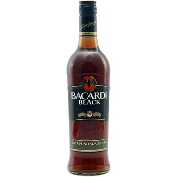Bacardi Carta Negra 40% 0,7 l (holá láhev)