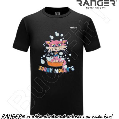 Ranger tričko Soggy Moggy's čierna