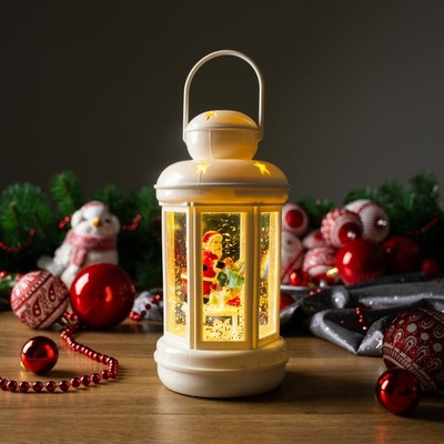 MAGIC HOME 2170324 Lampáš WL8834 16x16x35 cm LED 3xAAA drevo