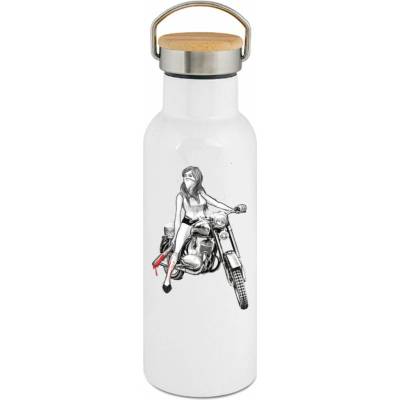 123TRIKO termoska Jawa 250, dívka hraje baseball defenestrace 500 ml