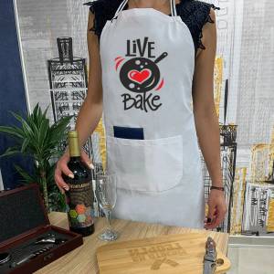 Art gift Престилка - Live and Bake