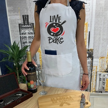 Image 1 of Art gift Престилка - Live and Bake