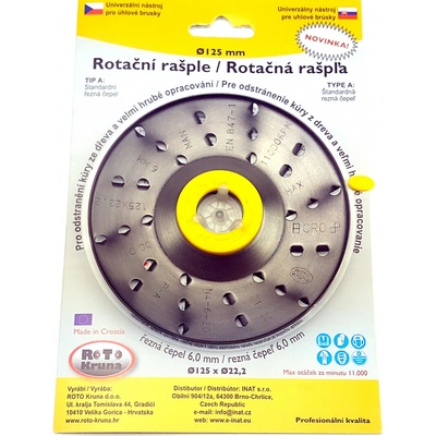 Roto Kruna Rotační rašple 125 x 22,2 mm ROTO1256A