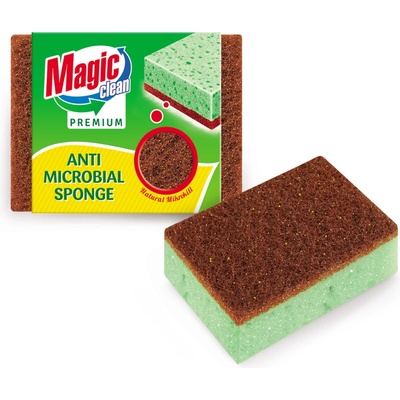 Magic clean антибактериални гъби за кухня, 2бр