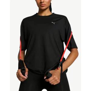 PUMA Studio Twist Tee Black - magazinko