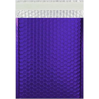 Matné metalické bublinkové obálky - 250 x 180 mm - Tmavomodrá