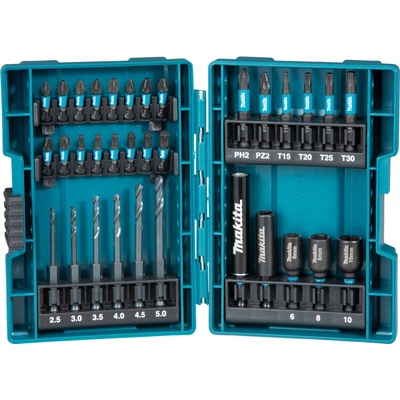 Makita Sada bitů a vrtáků Impact Black 33 ks B-66896