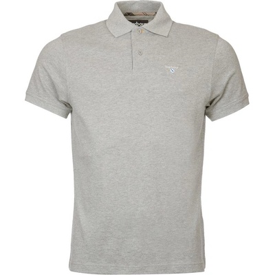 Barbour Tartan Pique polo shirt Grey Marl