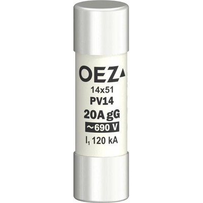 OEZ Poistka PV14 10A gG AC 690 V / DC 250 V,14×51