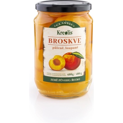 Kreolis Broskve půlené loupané 680 g