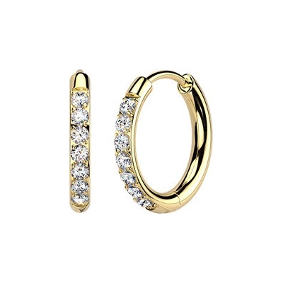 Šperky4U Titanové náušnice kruhy MOT1002-14