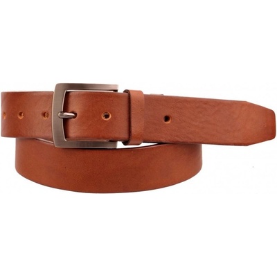 Penny Belts pánský kožený opasek EXKLUZIV 25-R-48 světle hnědý