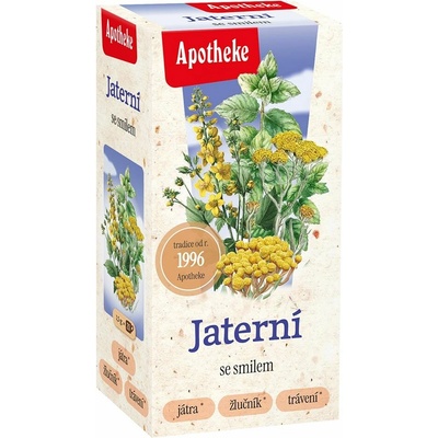 Apotheke Jaterní čaj se smílem 20 x 1,5 g