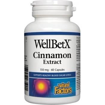 Natural Factors Канела Екстракт 150 mg 60 капсули | Natural Factors (3590 NF)