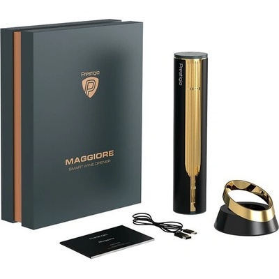 Elektrický otvírák na víno "MAGGIORE", zlatý, Prestigio – Sleviste.cz