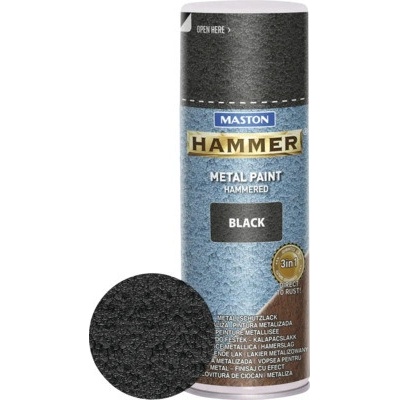 Maston Ochranná kladivková Hammer čierna 400 ml