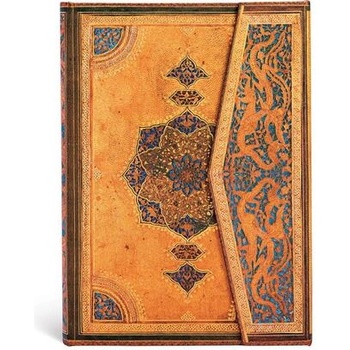Paperblanks Тефтер Safavid, 130 х 180 mm, широки редове, твърда корица, 72 листа (PB1602-1)