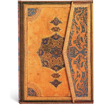 Paperblanks Тефтер Safavid, 130 х 180 mm, широки редове, твърда корица, 72 листа (PB1602-1)