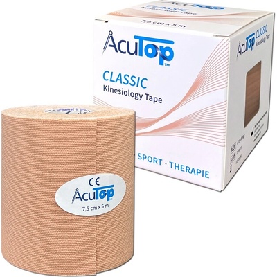ACU TOP Kineziologický tejp béžový 7,5 cm x 5 m