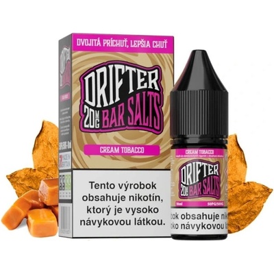 Juice Sauz Drifter Bar Salts Cream Tobacco 10 ml 10 mg